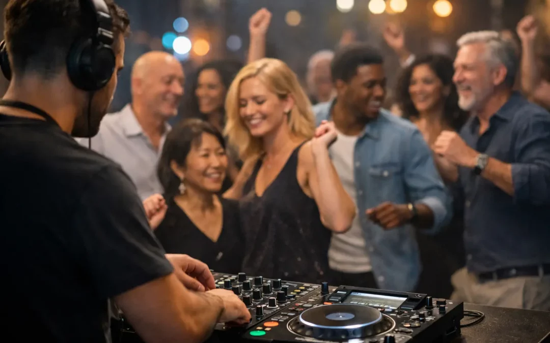 DJ für gemischtes Publikum hält alle in Bewegung