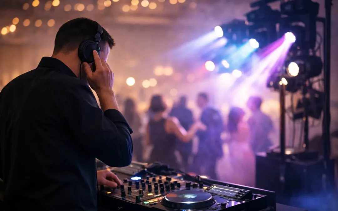 DJ mit Lichtanlage buchen für deine Feier